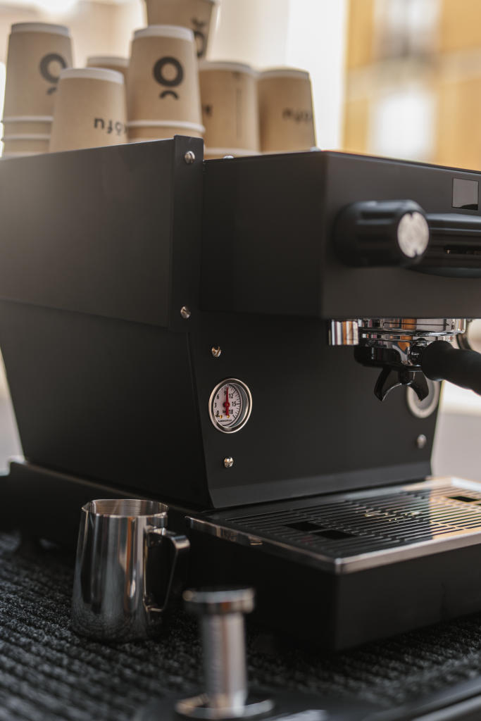Detalle de la máquina de café de Kôfu Mobile Coffee